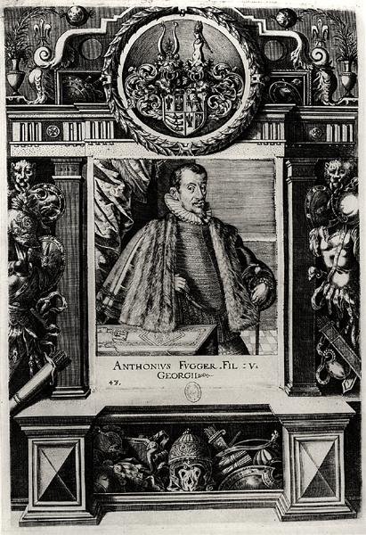 Porträtt av greve Anton Fugger (1493-1535) av French School