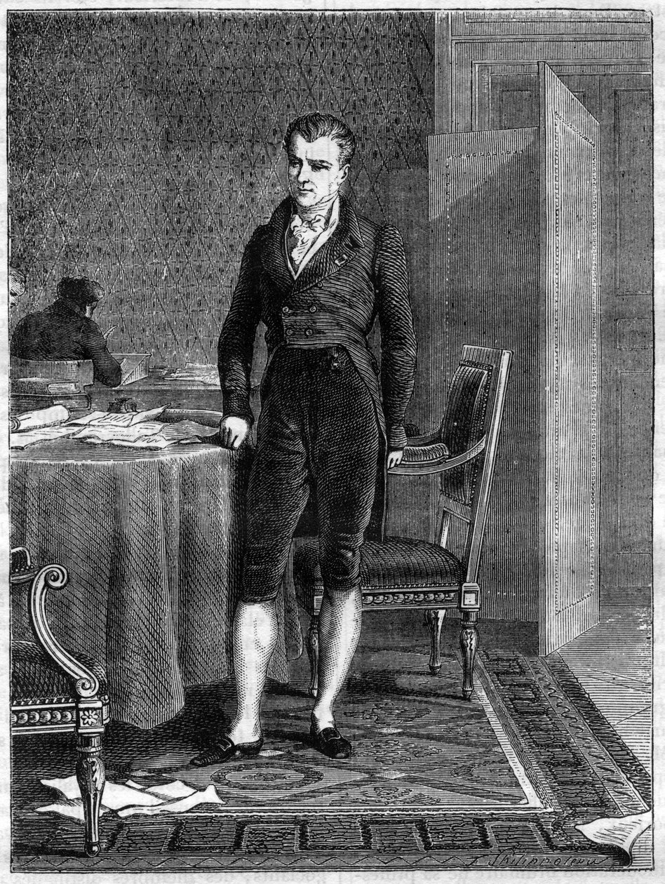 Porträtt av EMMERICH JOSEPH, hertig av DALBERG Fransk-tysk statsman (1773-1833) - Porträtt av Emmerich Joseph hertig av Dalberg (1773-1833) tysk diplomat och fransk politiker - i "Histoire de l