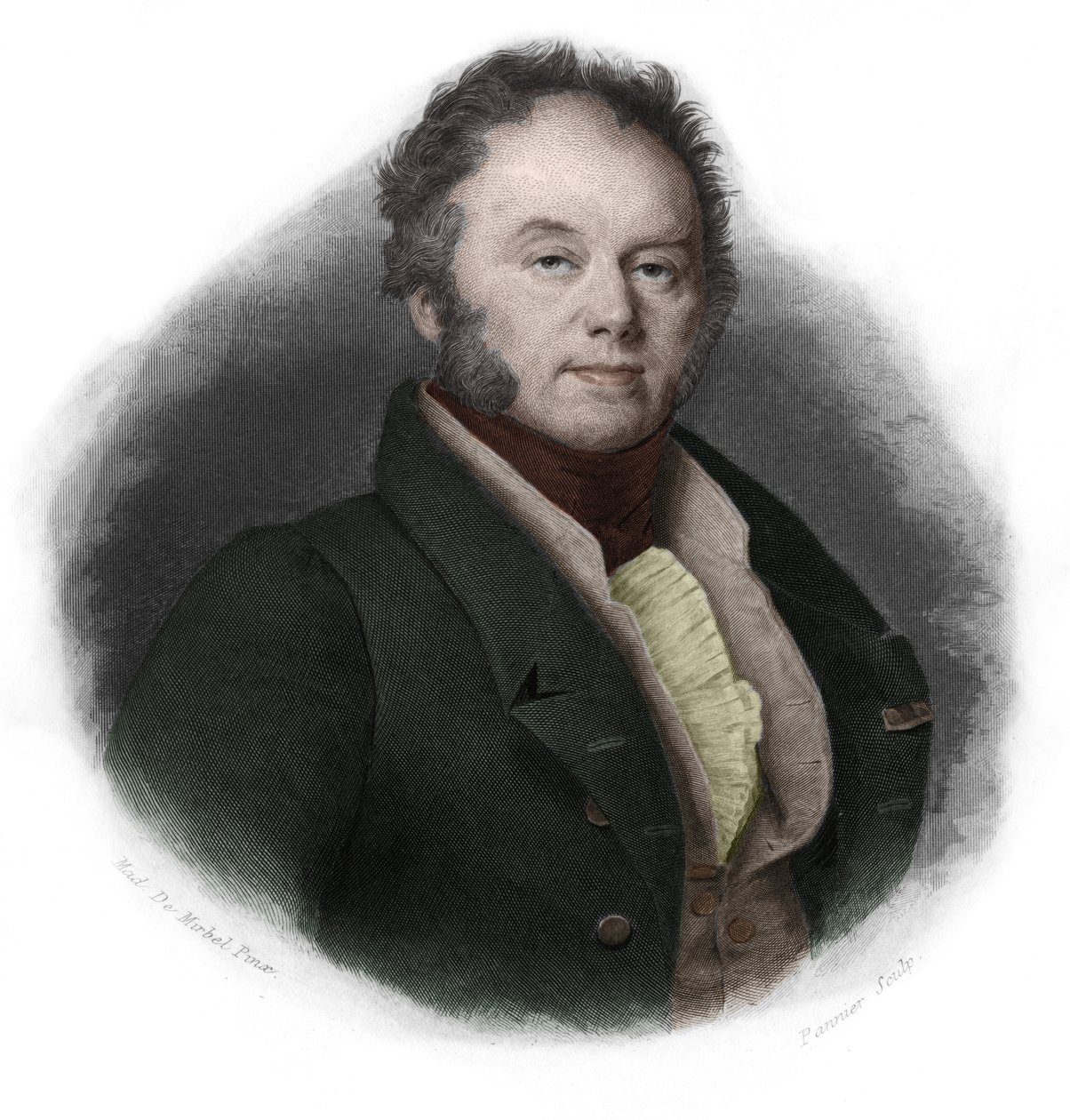 Porträtt av Edouard, hertig av Fitz-James (Fitz James) (1776-1838), fransk politiker. i "" LIBRE DES SPEAKERS"" av Louis de Cormenin Timon. 1842. Privat samling. av French School