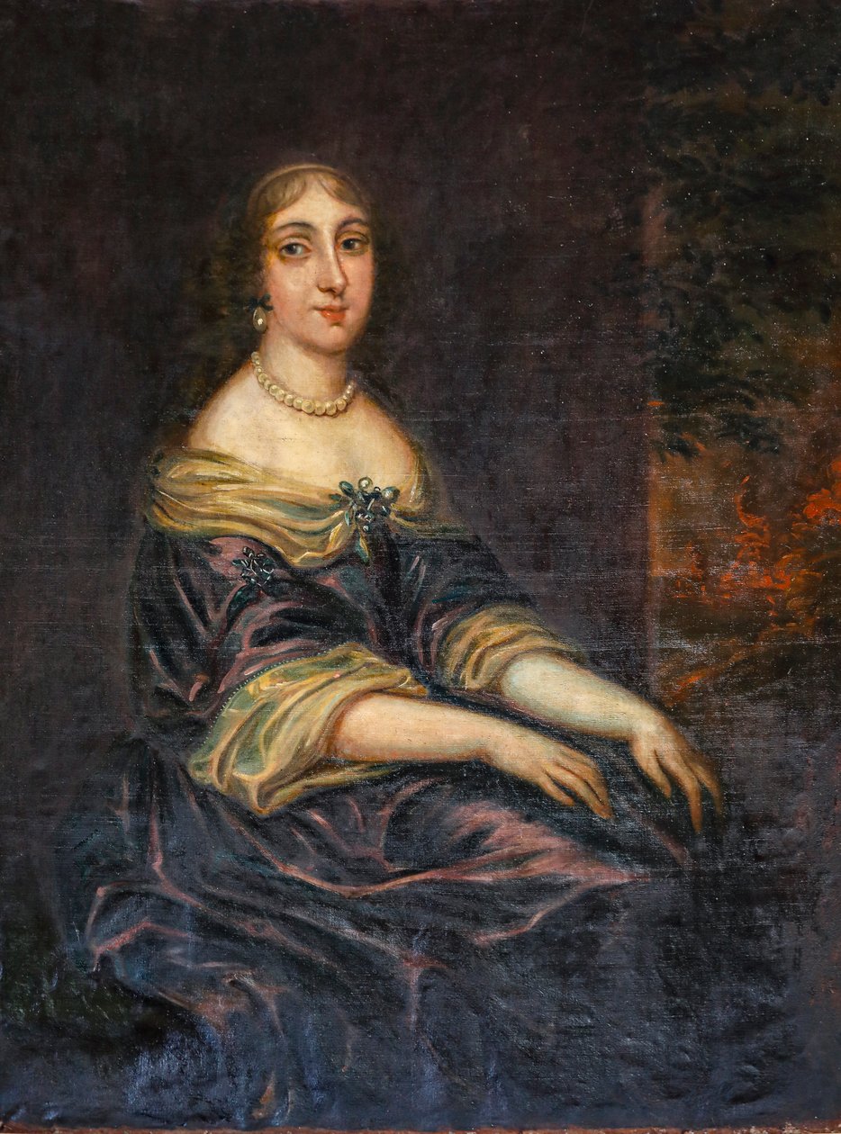 Porträtt av Elisabeth-Angelique de Montmorancy av French School