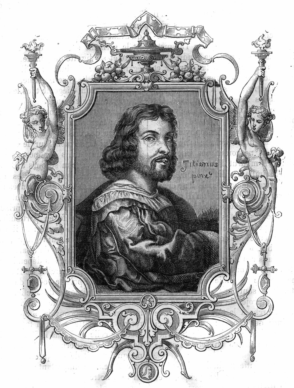 Porträtt av kejsar Otto I av Germanien, känd som den store (Otton, 912-973). Gravyr i "Historia om påvar-kungar-drottningar och kejsare genom århundradena" av Maurice Lachatre av French School