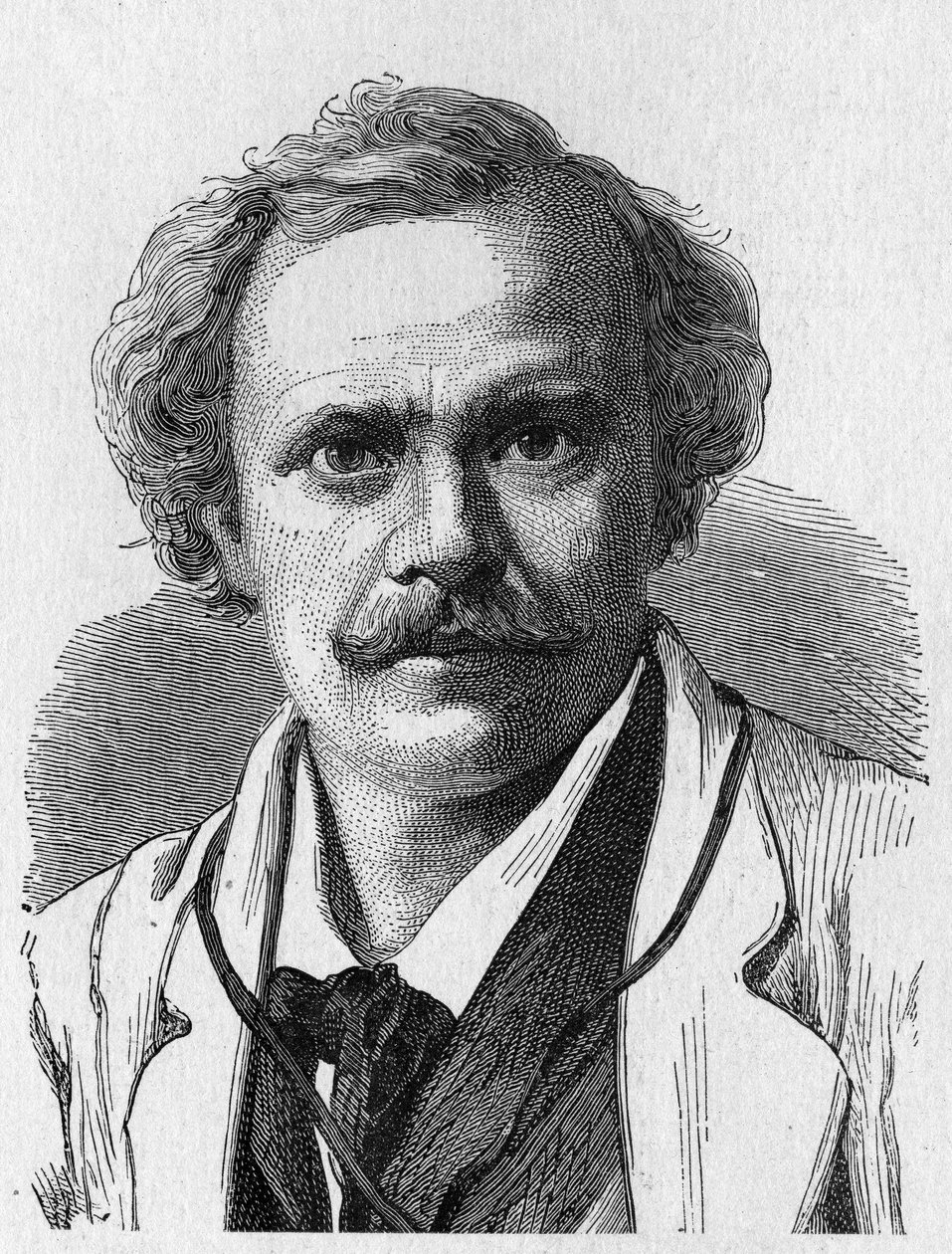 Porträtt av Félix Nadar (1820 - 1910) - i "" Vetenskapens album; berömda forskare; Stora upptäckter””” 1896. av French School
