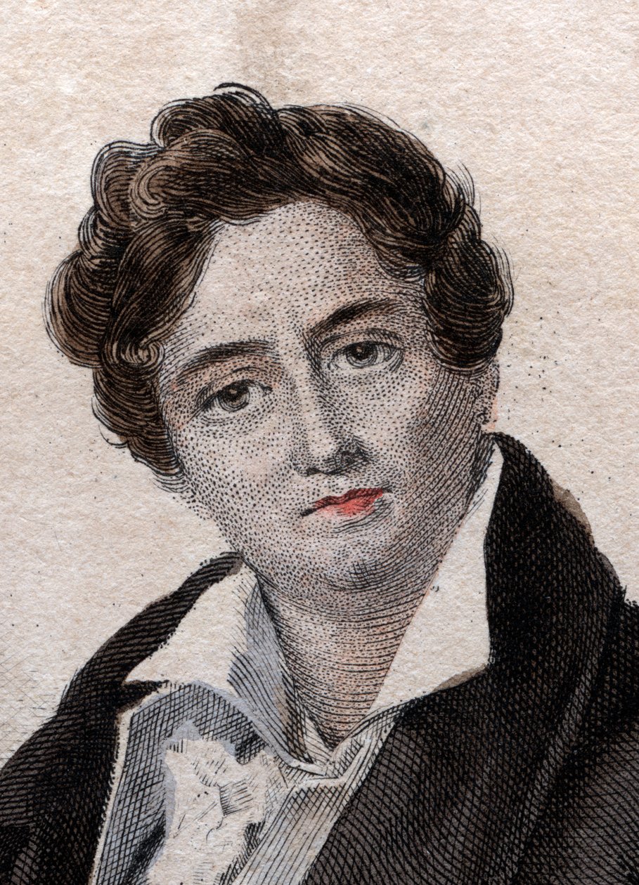 Porträtt av Francois Joseph Talma (1763-1826), fransk skådespelare. av French School