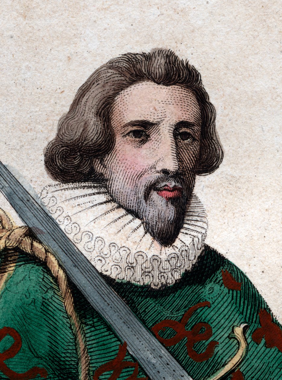 Porträtt av Francois de Bonne, hertig av Lesdiguieres (1543-1626), fransk soldat och konstapel av Frankrike. av French School