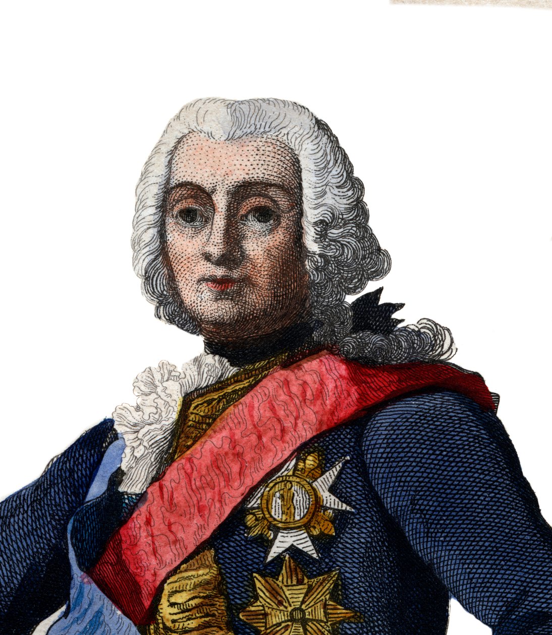 Porträtt av Francois de Chevert (1695-1769), fransk general. av French School