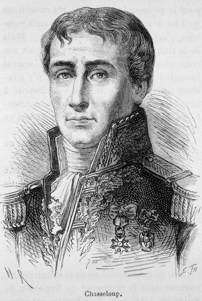 Porträtt av François, Marquis de Chasseloup - Laubat, fransk general och ingenjör (1754 - 1833) - i "" L