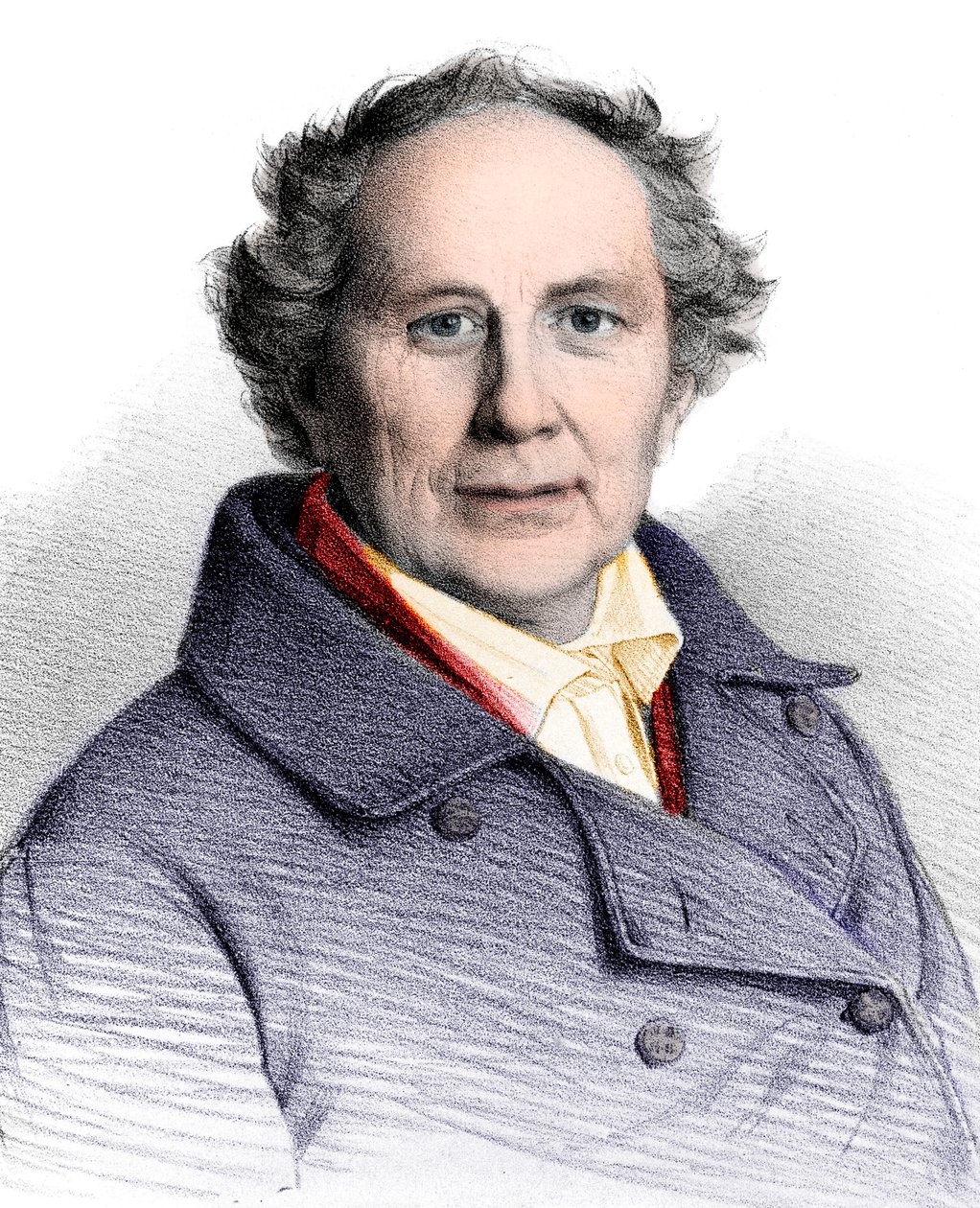 Porträtt av Friedrich Wilhelm August Argelander (1799-1875), tysk astronom av French School