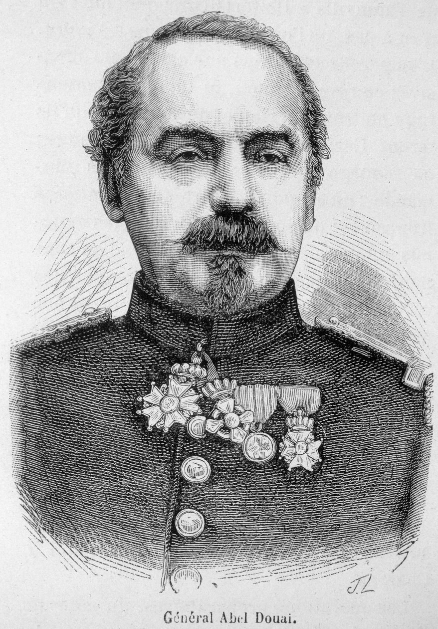 Porträtt av general Abel Douai- in "" L