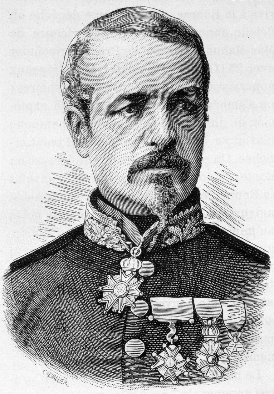 Porträtt av general Charles Auguste Frossard (1807 - 1875) - i "" L
