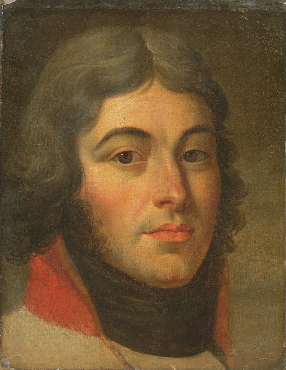 Porträtt av general Louis-Lazare Hoche (1768-97) av French School