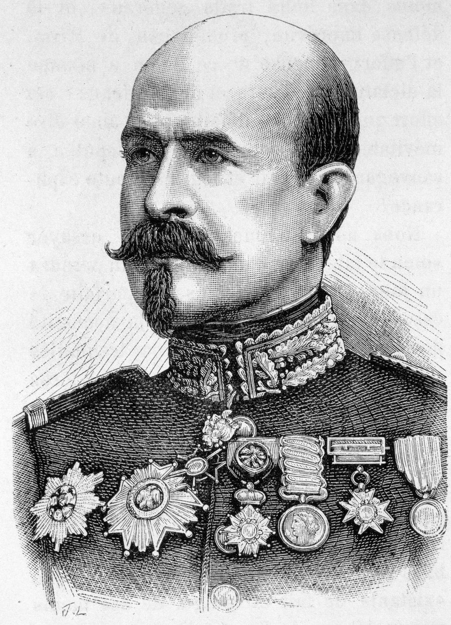 Porträtt av general Trochu (1815 - 1896) - i "" L