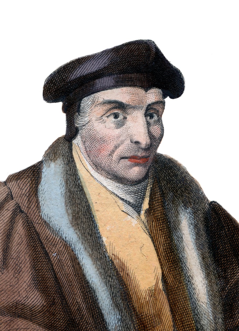 Porträtt av Guillaume Bude (Budee) (Budaeus) (1467-1540), fransk forskare. av French School