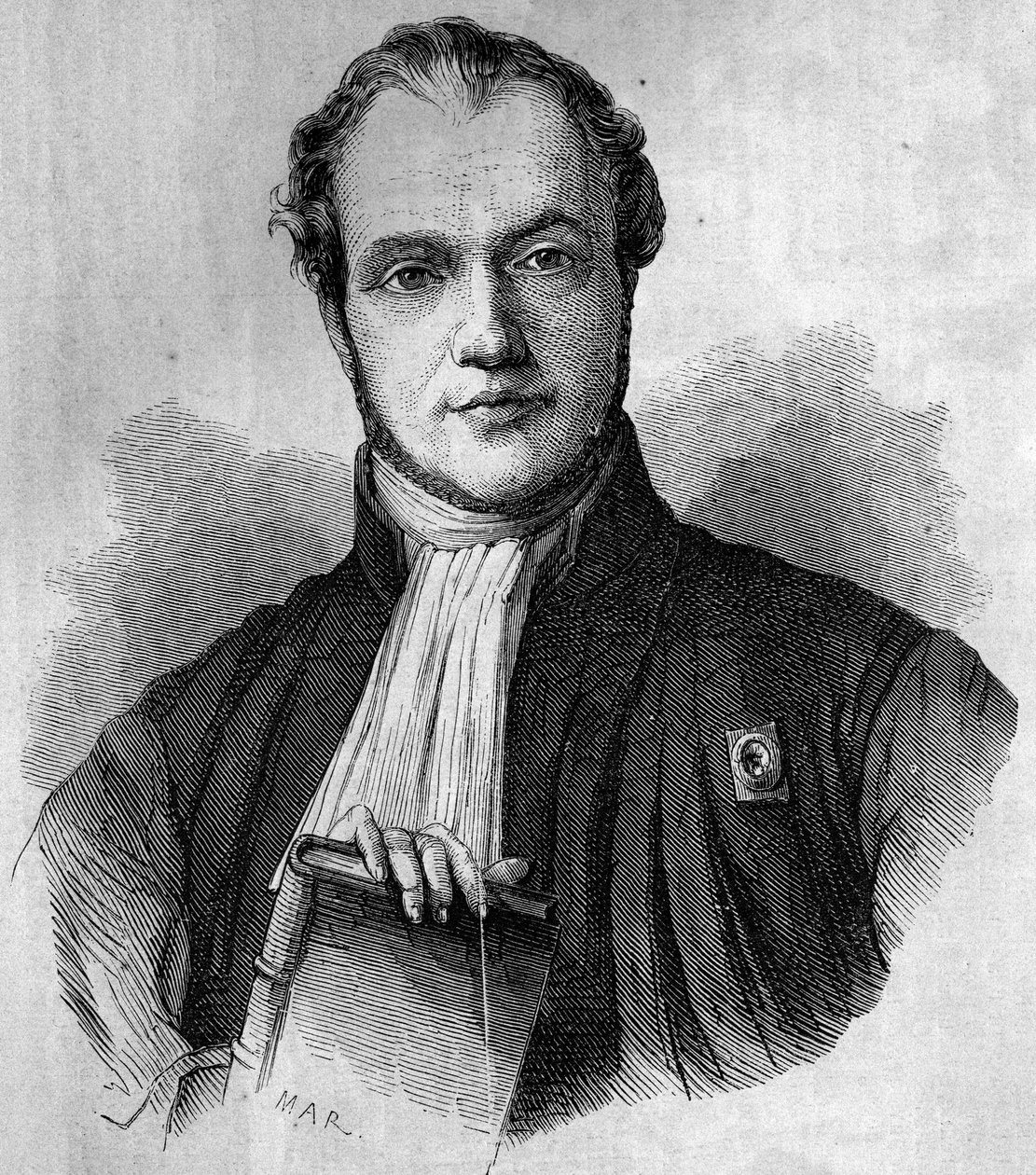 Porträtt av Gustave Louis Chaix d