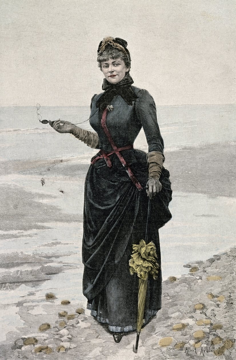 Porträtt av Gyp (Sibylle Gabrielle Marie Antoinette Riquetti de Mirabeau, grevinna av Martel de Janville) (1849-1932), fransk författare Fren av French School