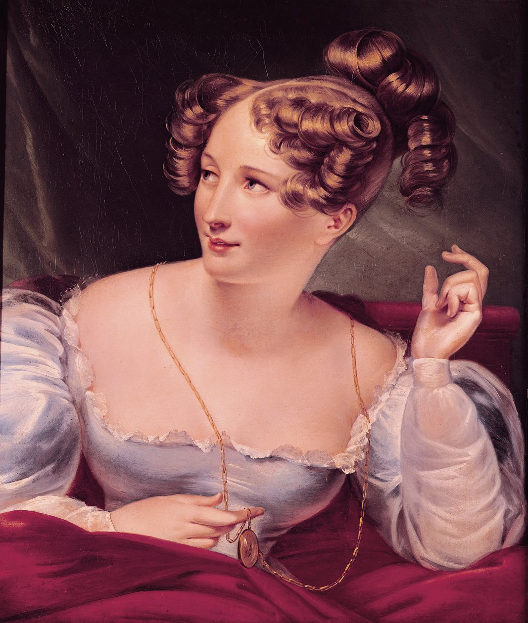 Porträtt av Harriet Smithson (1800-54) av French School