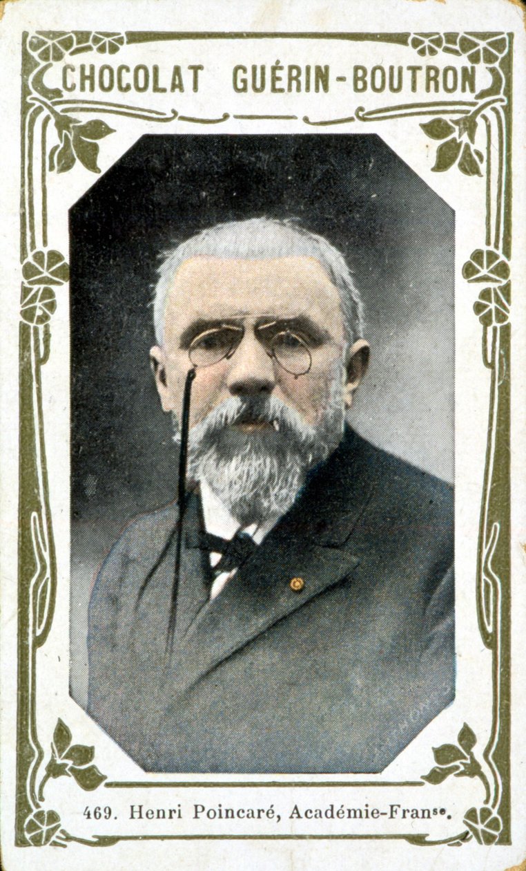 Porträtt av Henri Poincaré av French School