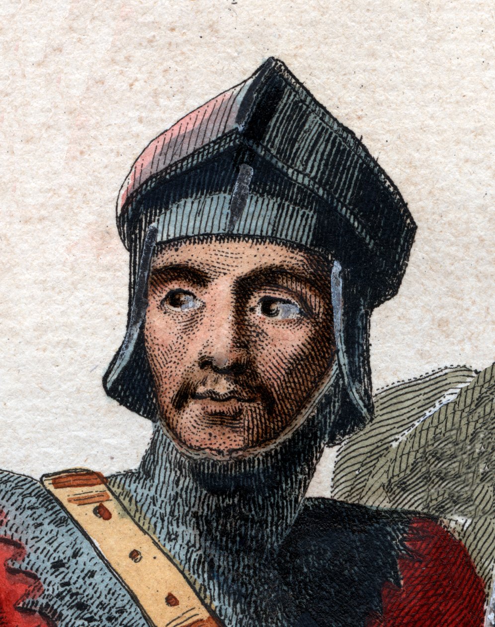Porträtt av Hugh I Capet (ca 941-996), kung av Frankrike. av French School