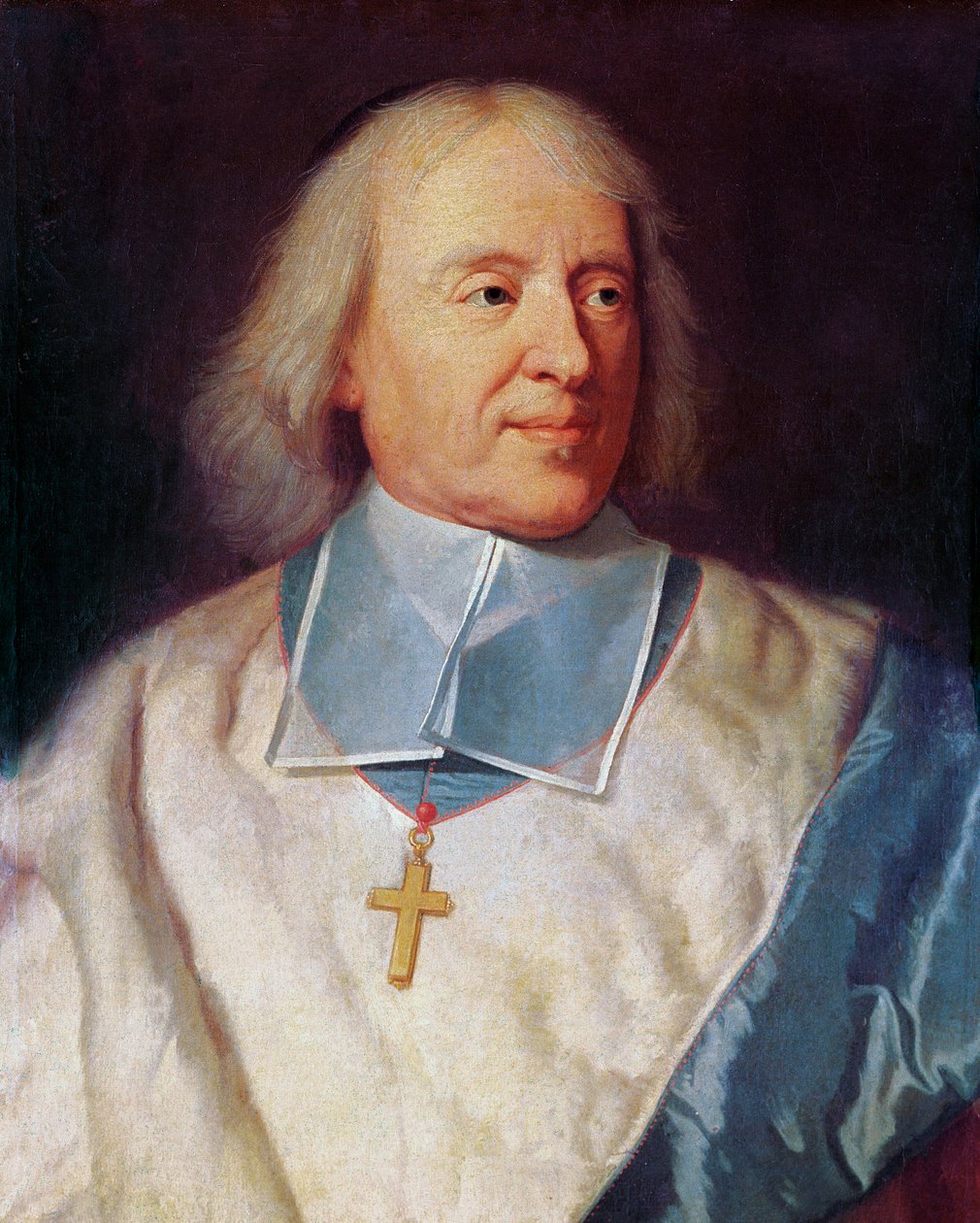 Porträtt av Jacques-Benigne Bossuet av French School
