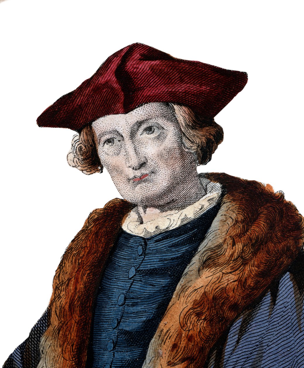 Porträtt av Jacques Auguste de Thou (Thuanus) (1553-1617), ordförande för Paris parlament. av French School
