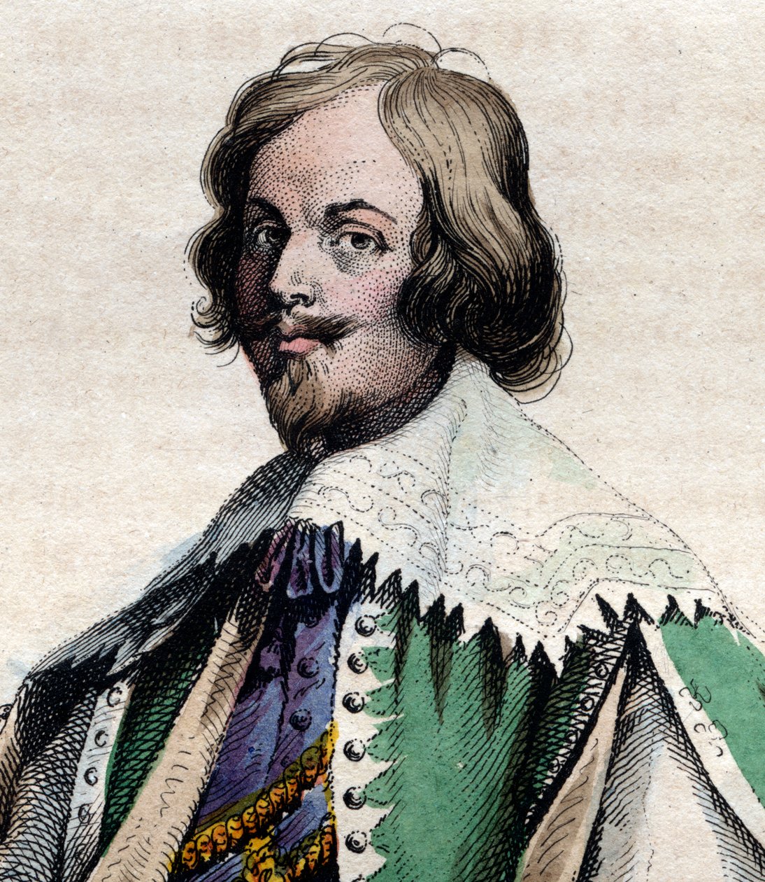 Porträtt av Jacques Callot (1592-1635), fransk grafiker och ritare. av French School