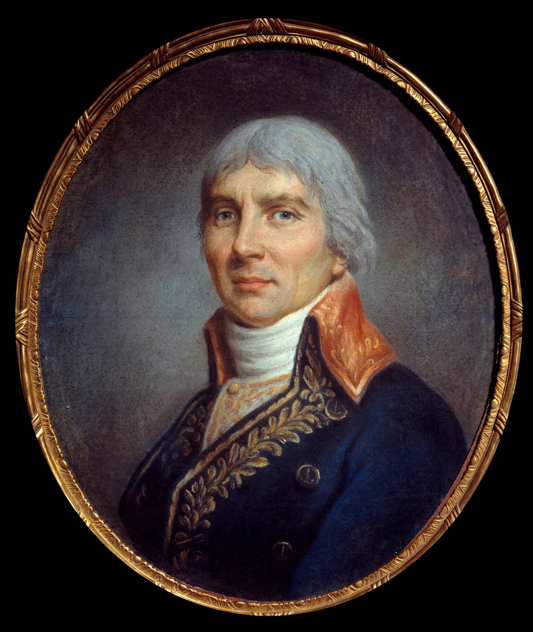 Porträtt av Jacques Francois Coquille dit Dugommier (1738-1794). Anonym målning av den franska skolan av French School
