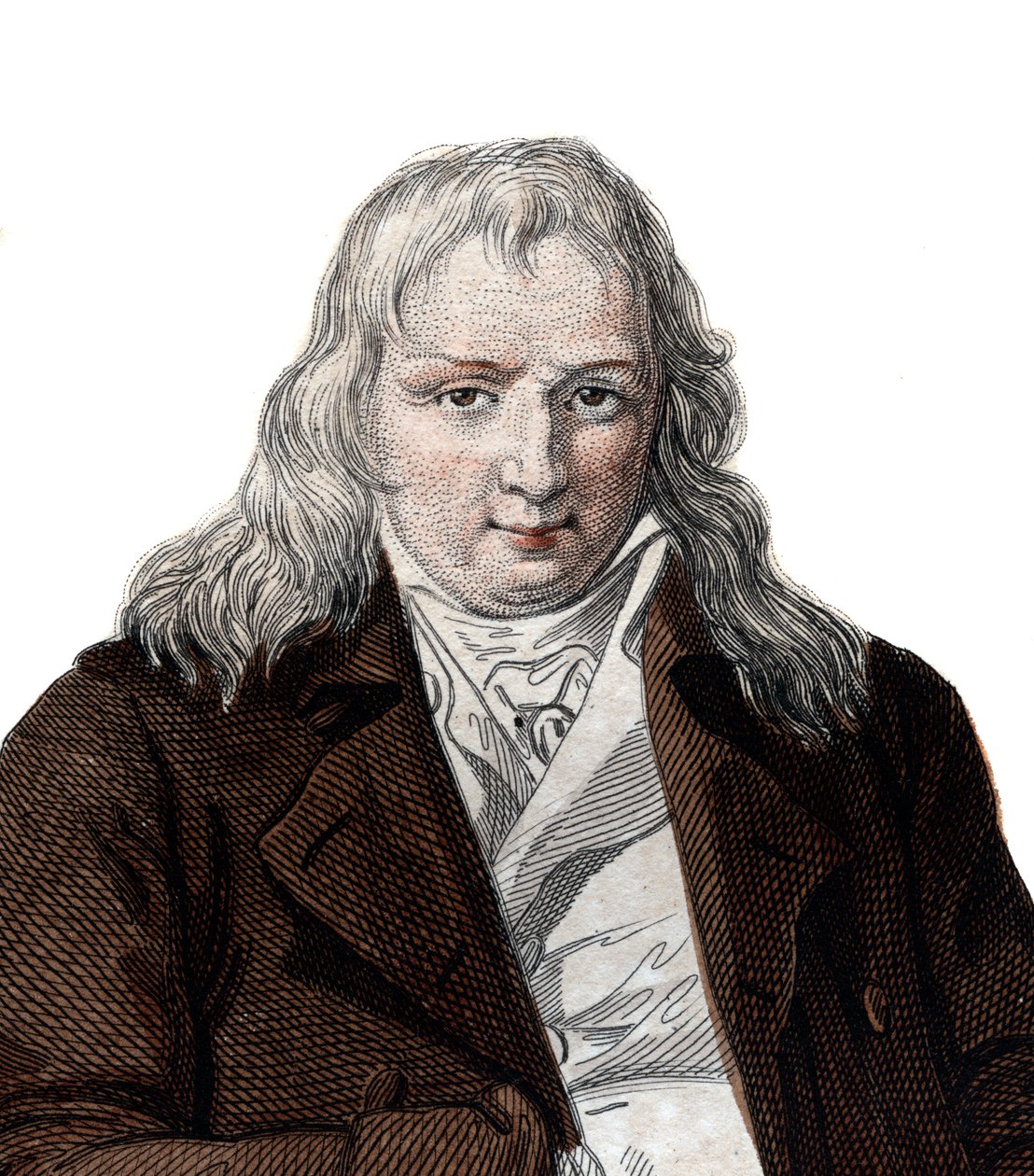 Porträtt av Jacques Henri Bernardin de Saint Pierre (1737-1814), fransk författare och botaniker. av French School
