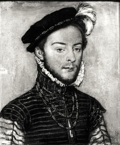 Porträtt av Jacques de Savoie (1531-85) hertig av Nemours, ca 1565 av French School