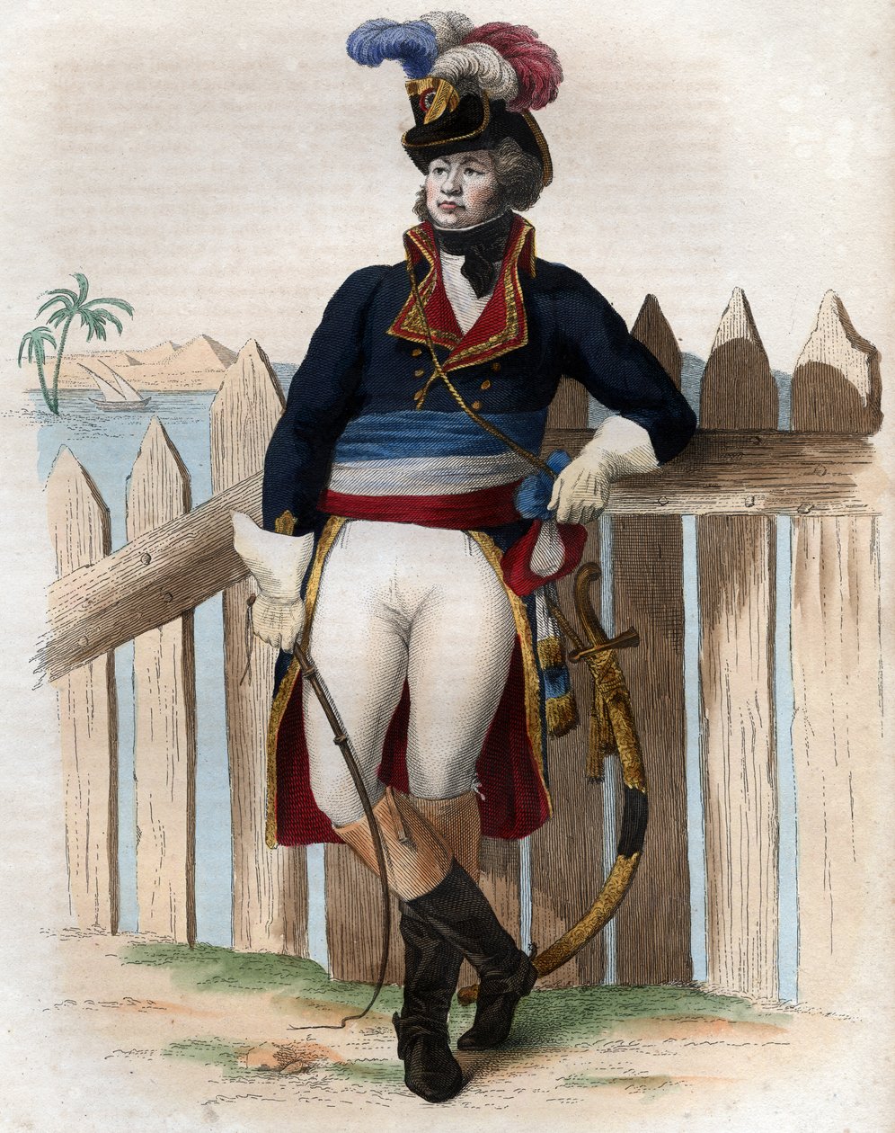 Porträtt av Jean Baptiste Kleber (1753-1800), fransk general. av French School