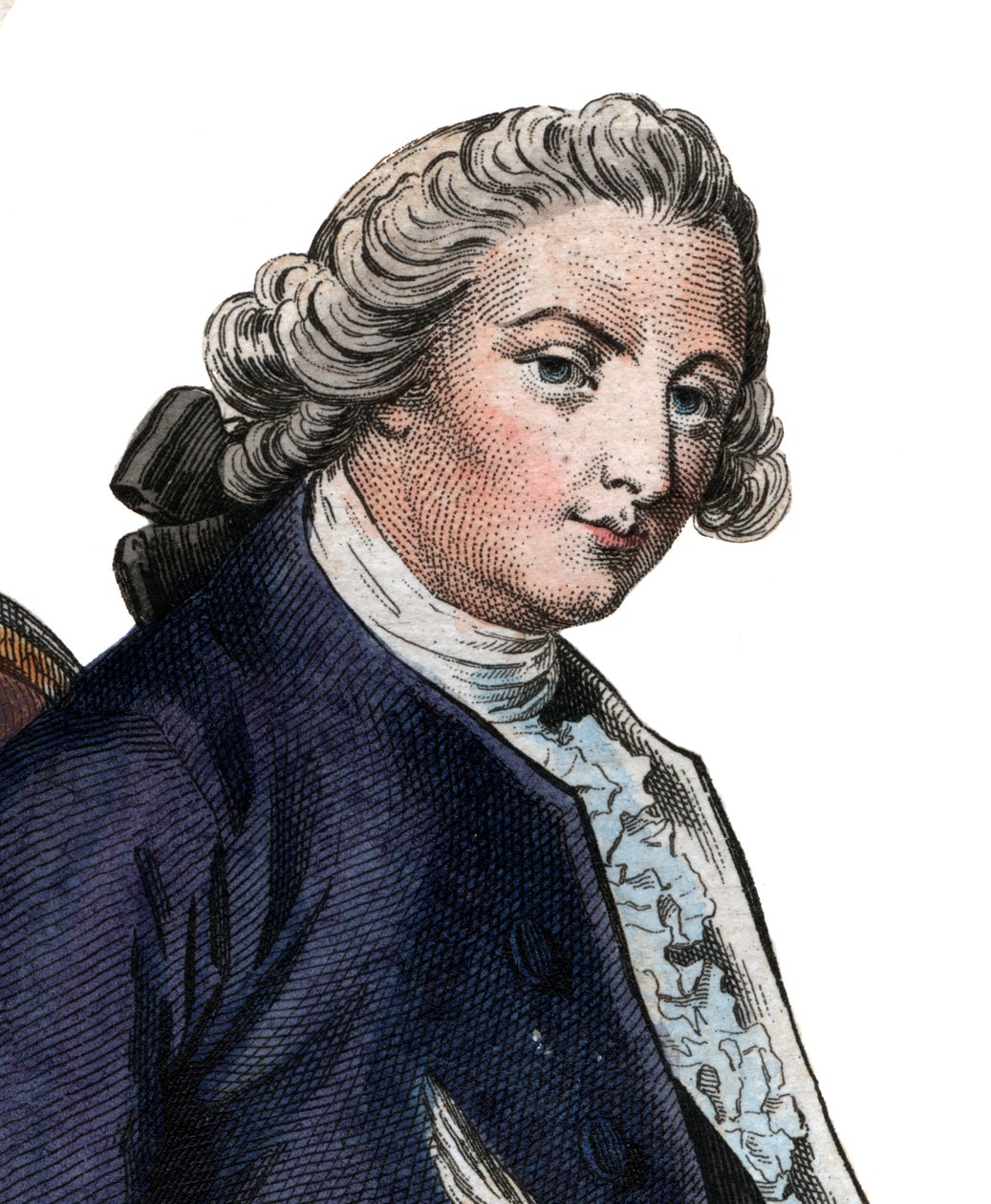 Porträtt av Jean Baptiste Louis Gresset (1709-1777), fransk poet och dramatiker. av French School