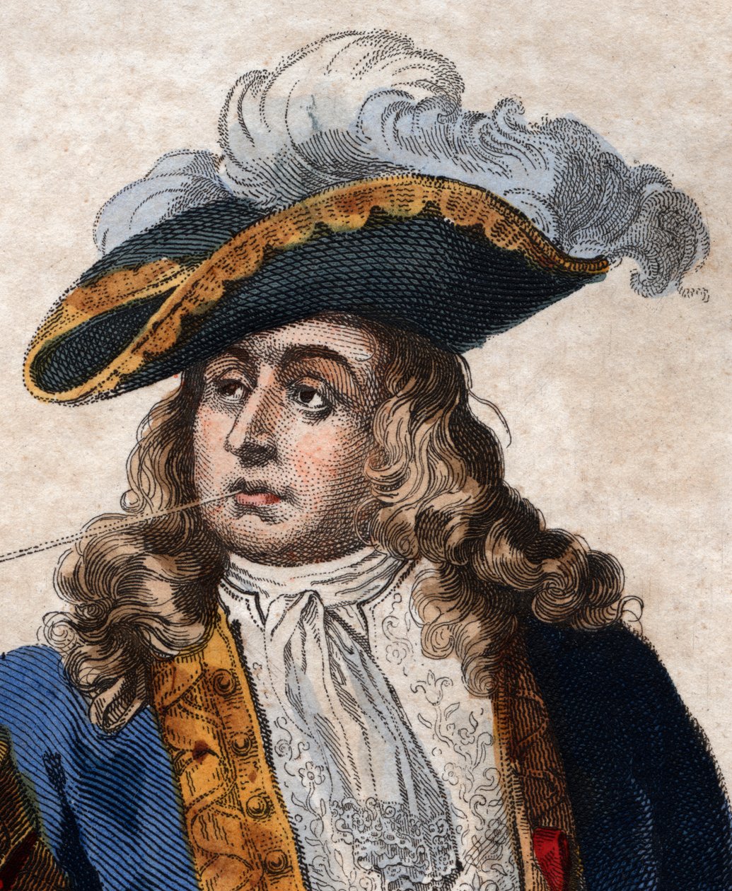 Porträtt av Jean Bart (1650-1702), fransk korsar. av French School