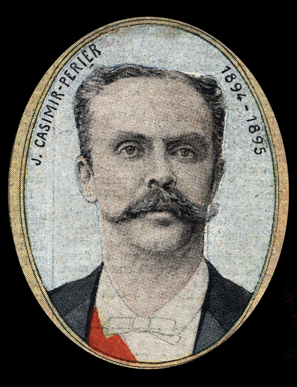Porträtt av Jean Casimir-Perrier (Casimir Perrier, Casimir Perrier, Casimir-Perrier) (1847-1907), Frankrikes president. av French School