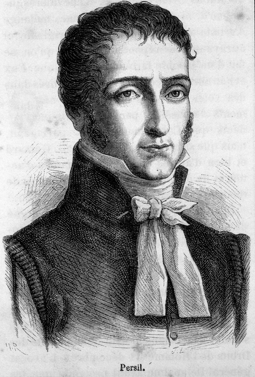 Porträtt av Jean Charles Persil (1785-1870), fransk justitieminister. av French School