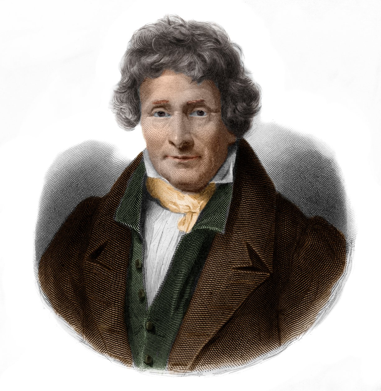 Porträtt av Jean Francois Le Breton (1762-1838) målare och fysiker. av French School