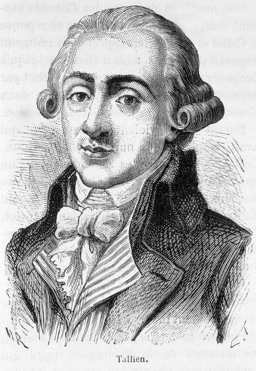 Porträtt av Jean Lambert (Jean-Lambert) Tallian, fransk politiker (1767-1820) - i "" L