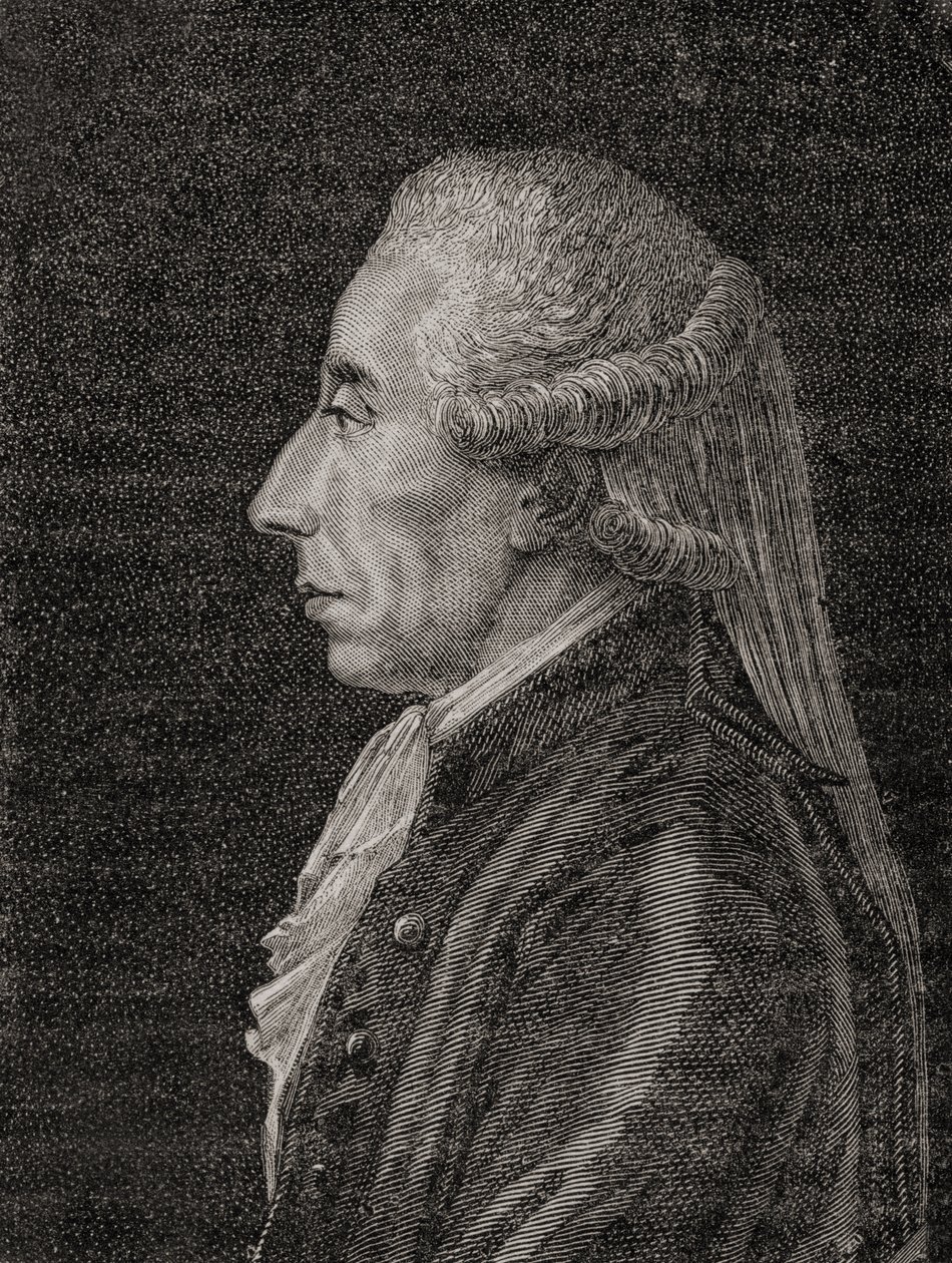 Porträtt av Jean Sylvain Bailly av French School