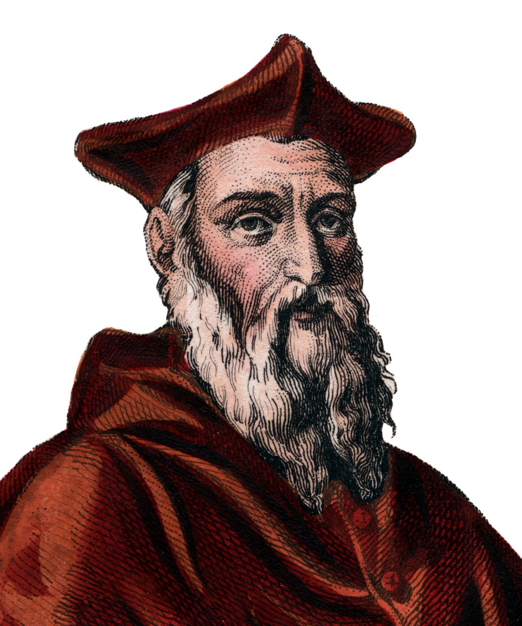 Porträtt av Jean du Bellay (1492-1560), fransk kardinal och diplomat. av French School