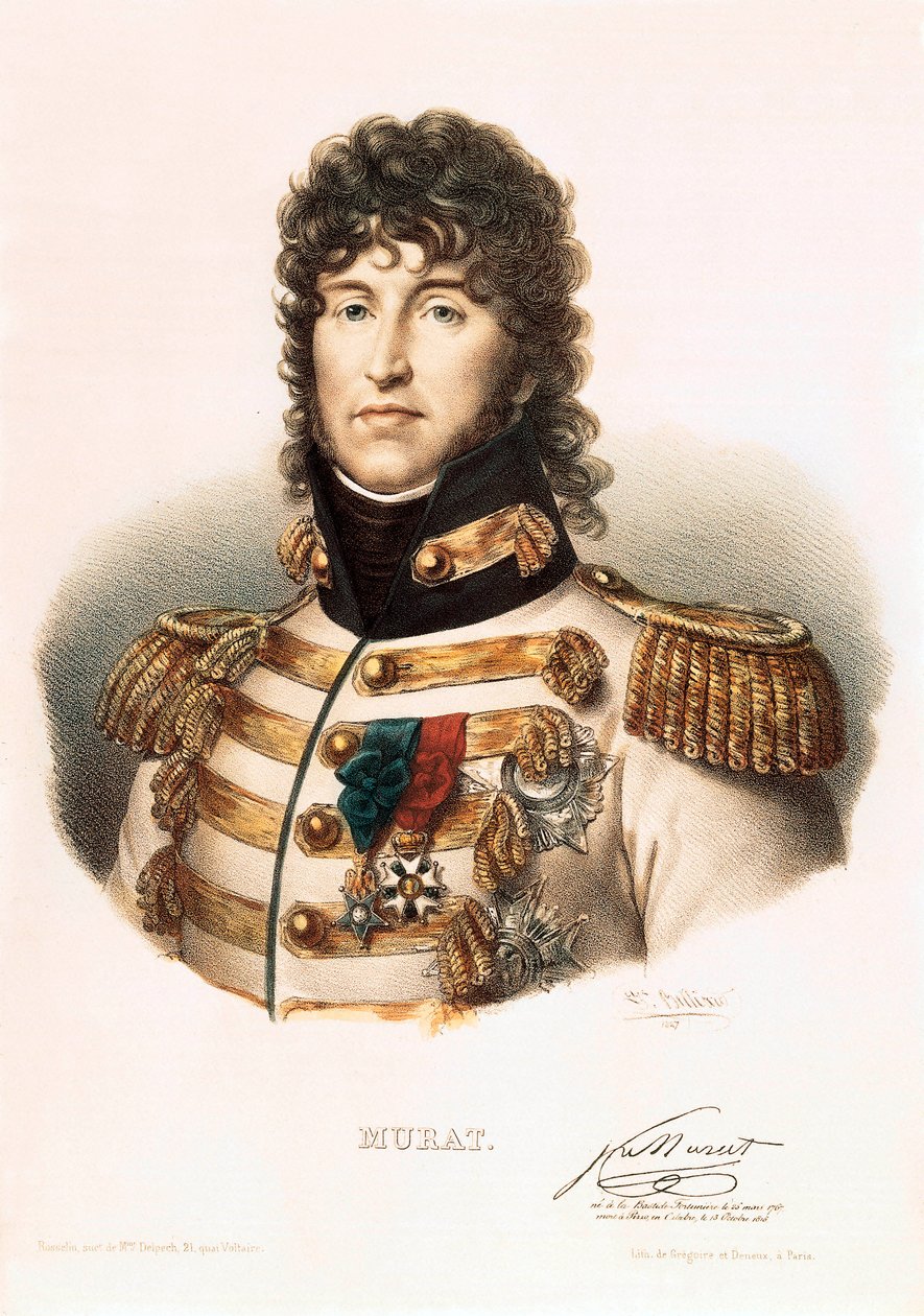 Porträtt av Joachim Murat (1767-1815), marechal de France, kung av Neapel av French School