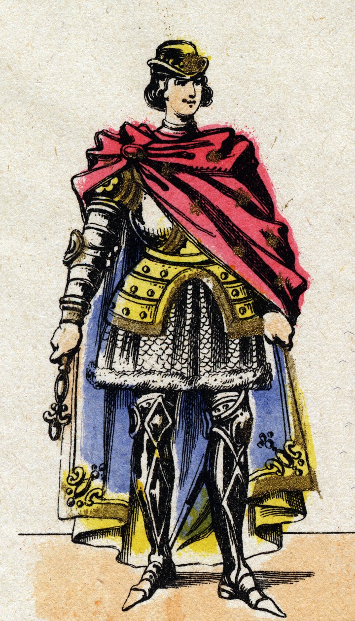Porträtt av Johannes II den gode (1319-1364), kung av Frankrike av French School