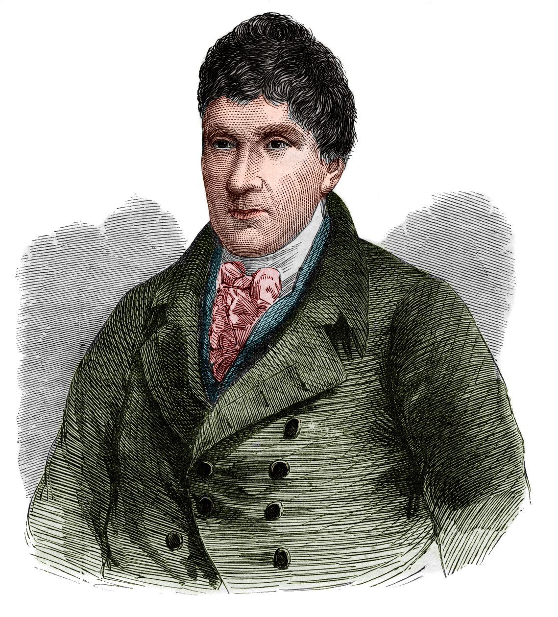 Porträtt av John Rennie (1761-1821), skotsk civilingenjör. av French School