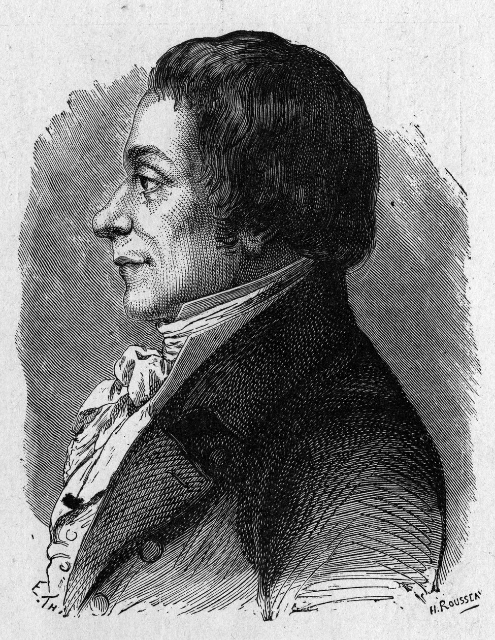 Porträtt av Joseph Lakanal (1762 - 1845), fransk politiker - i "" Album de la Science; berömda forskare; Stora upptäckter””” 1896. av French School