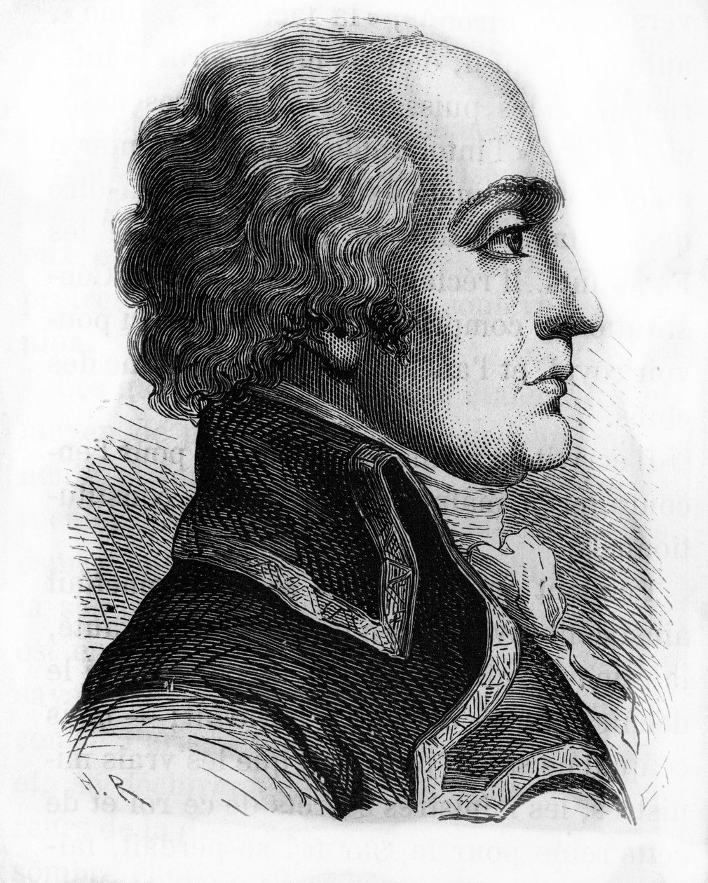 Porträtt av Joseph Servan de Gerbey (1741 - 1808), av French School