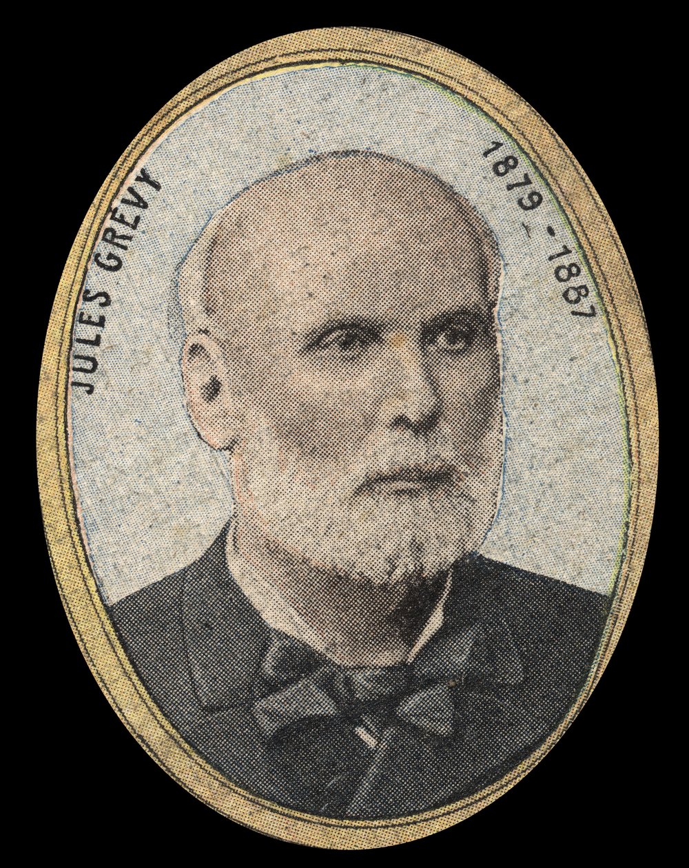 Porträtt av Jules Grevy (1807-1891), republikens president. av French School