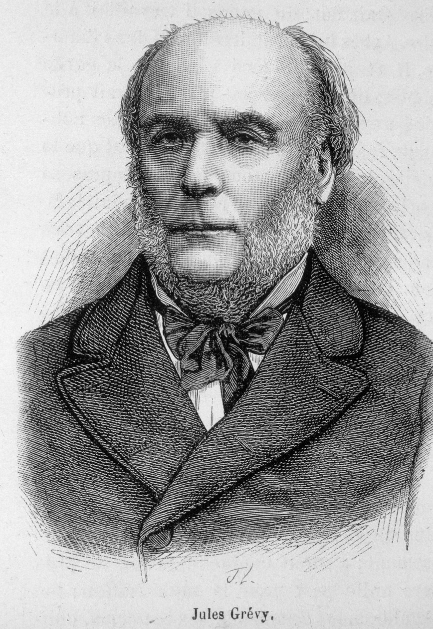 Porträtt av Jules Grèvy (1807 - 1891), fransk politiker - i "" L