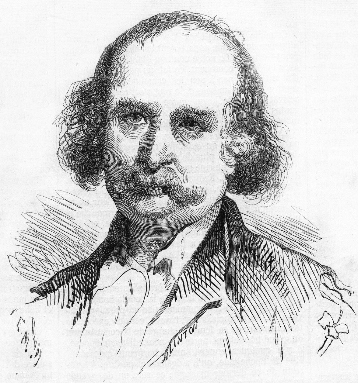 Porträtt av Jules Sandeau (1811-1883) fransk författare. av French School