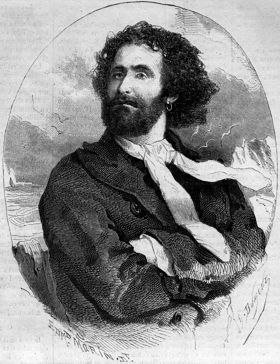 Porträtt av Lafontaine (Henry Lafontaine av French School