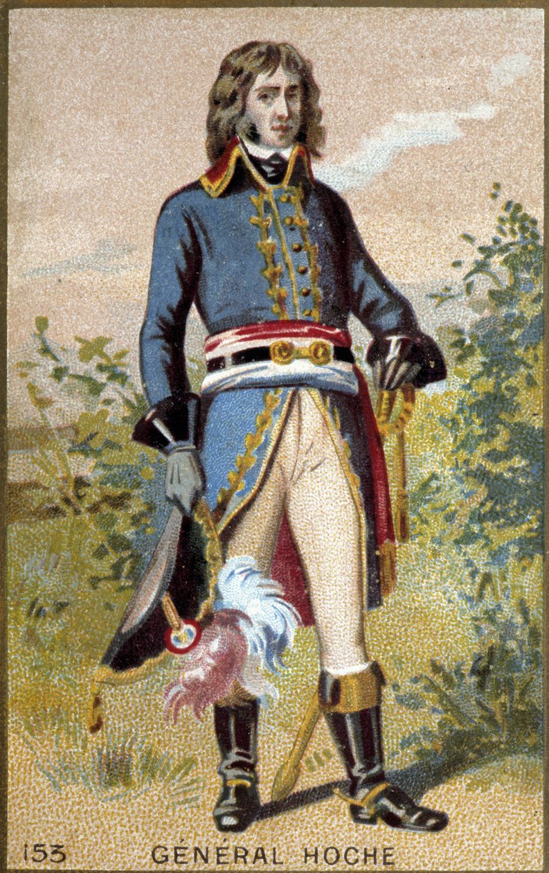 Porträtt av Lazare Louis Hoche (1768-1797), fransk general. av French School