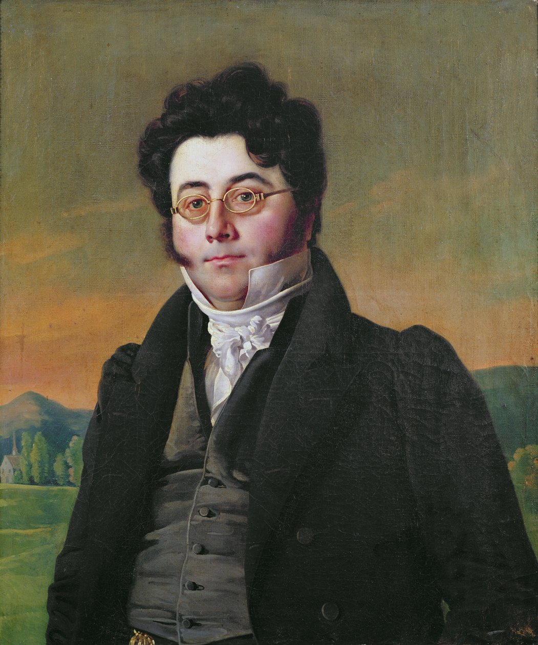 Porträtt av Louis Auguste Baudelocque (1799-1863) av French School