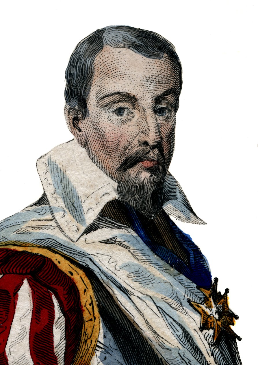 Porträtt av Louis Des Balbes de Berton de Crillon (1543-1615), fransk soldat kallade mannen utan rädsla. av French School