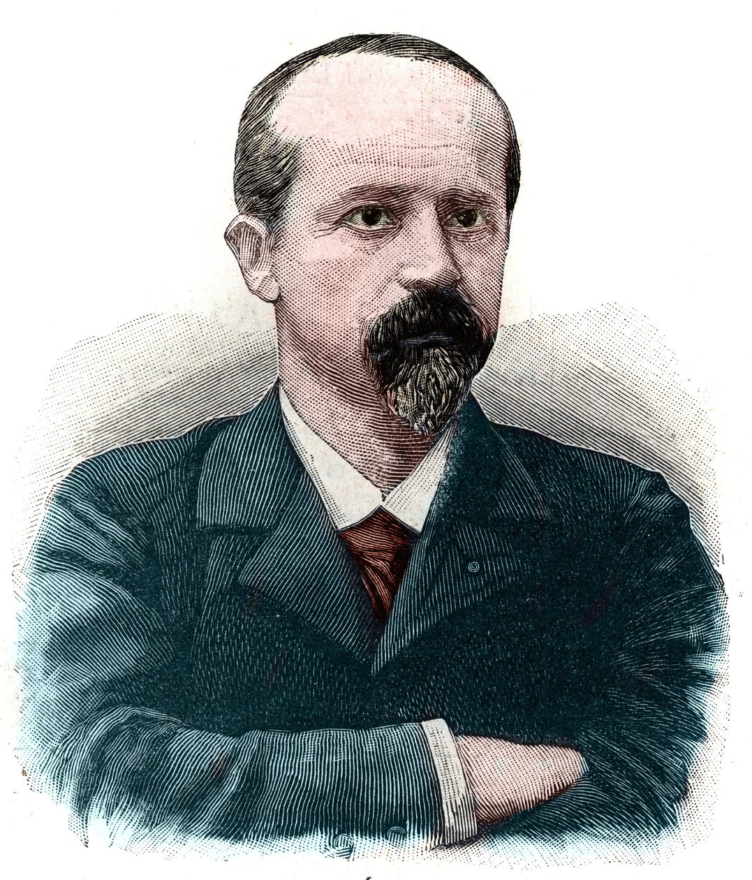 Porträtt av Louis Jean Baptiste Lepine (1846 -1933) fransk advokat och politiker uppfinnare av Lepinetävlingen. av French School