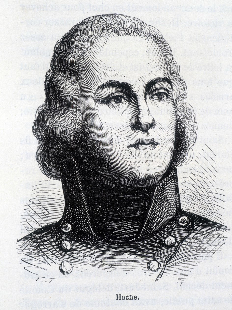 Porträtt av Louis Lazare Hoche (1768-1797), fransk general - i "" L